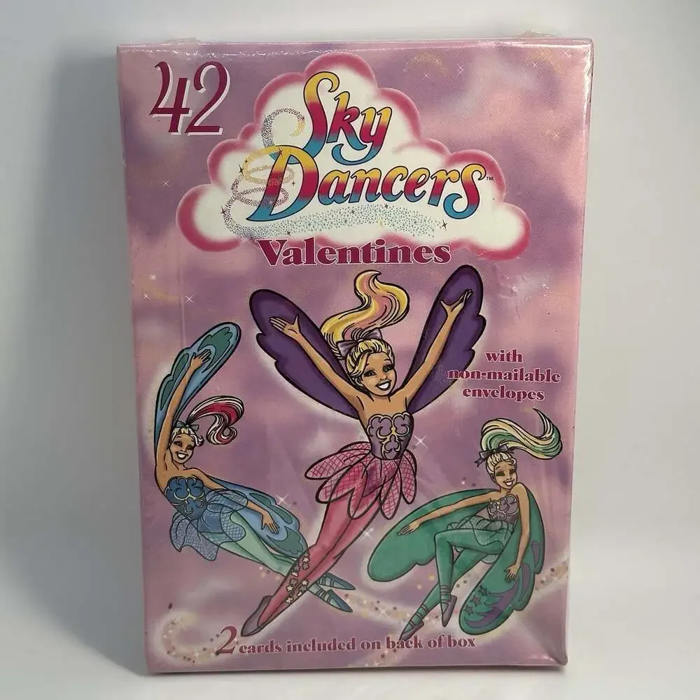 NOS Vintage Sky 42 Count Dancers Valentines Day Cards w/Non Mailable Envelopes